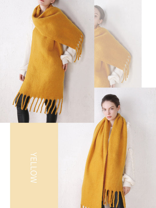 Chal Grueso Oversize en Tonos Macaron - Versátil y Cálido para Todas las Ocasiones - Image 19