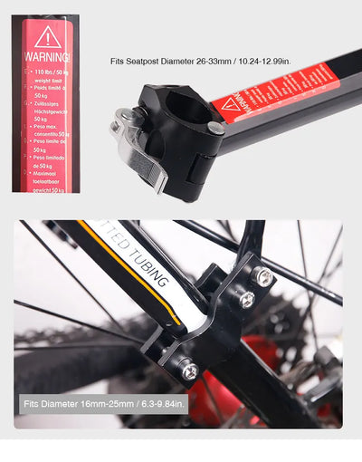Portaequipajes Trasero de Aluminio para Bicicleta - Image 14