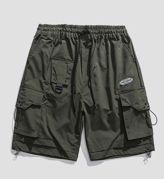 Shorts Casuales Hombre Estilo Coreano Cintura Alta Bolsillos Amplios - Image 6