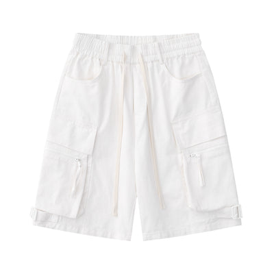 Pantalones Cortos Cargo Casuales con Bolsillos Laterales - Image 4