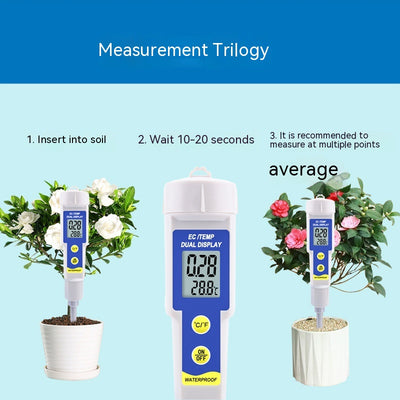 Medidor Multifunción de Conductividad, pH y Temperatura para Cultivos Hidropónicos - Image 3