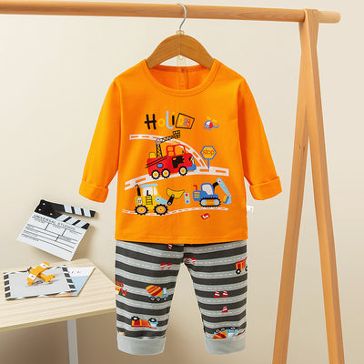 Pijama Infantil Estampado con Diseños Divertidos - Conjunto Cómodo para Casa - Image 9