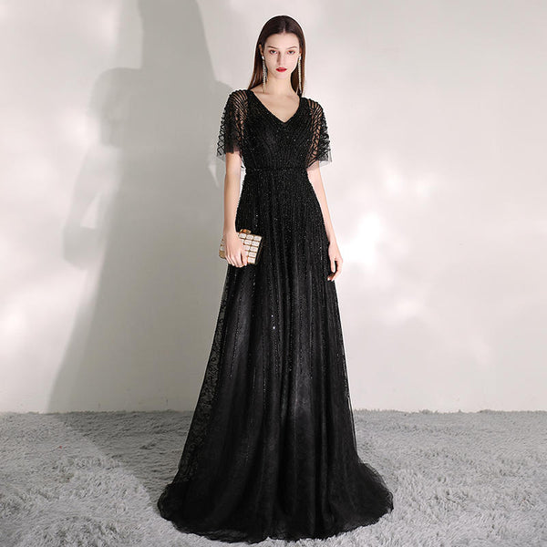 Vestido Elegante de Color Sólido para Mujer
