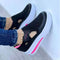 Zapatillas Deportivas Mujer con Cierre de Velcro y Suela Gruesa Transpirable