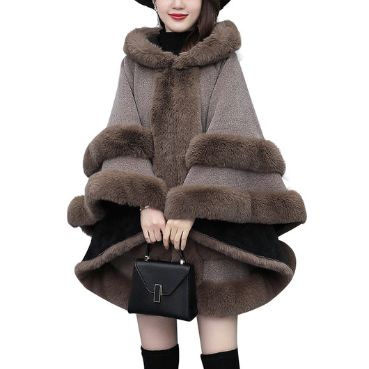 Capa Abrigo con Capucha Cálida y Elegante para Mujer - Image 5