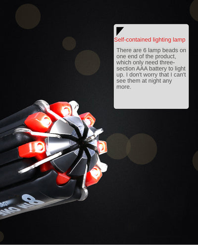 Destornillador 8 en 1 con Linterna LED para Auto y Exterior - Image 21