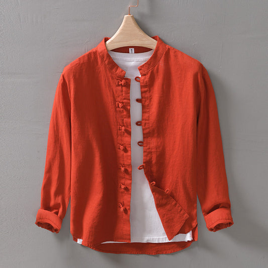 Camisa Retro de Botones para Hombre - Estilo Clásico