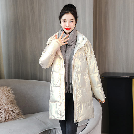 Chaqueta Acolchada Suelta de Algodón Talla Grande Estilo Coreano - Image 15