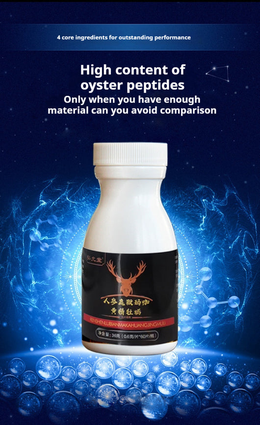 Tabletas de Energía y Vitalidad con Ginseng, Ciervo y Ostra - Image 7