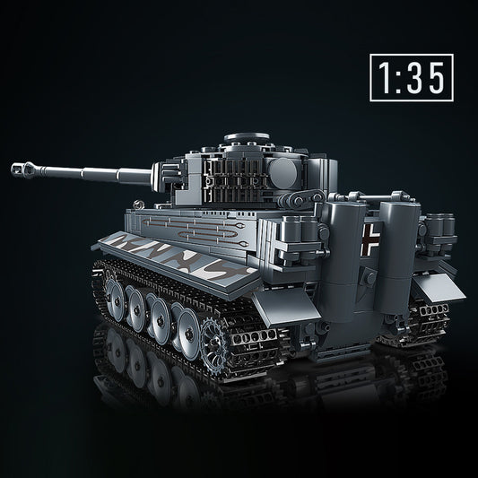 Tanque Tigre Teledirigido Eléctrico - Juego de Construcción DIY para Niños - Image 2