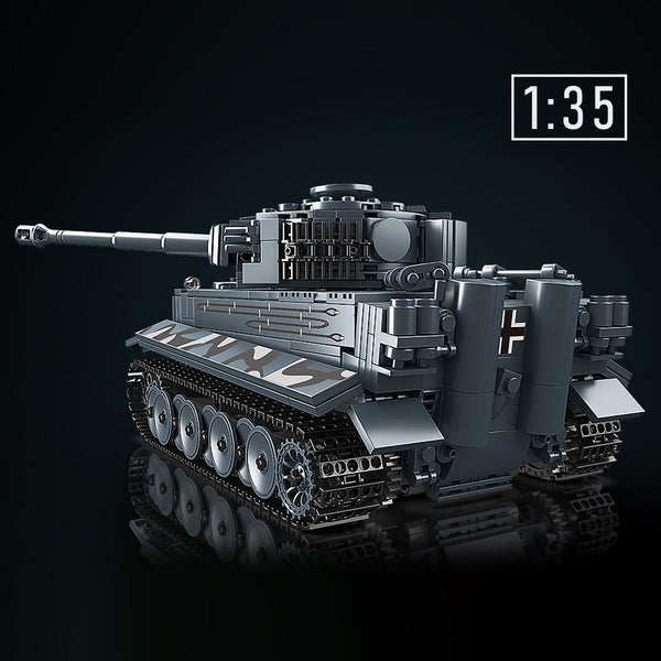 Tanque Tigre Teledirigido Eléctrico - Juego de Construcción DIY para Niños