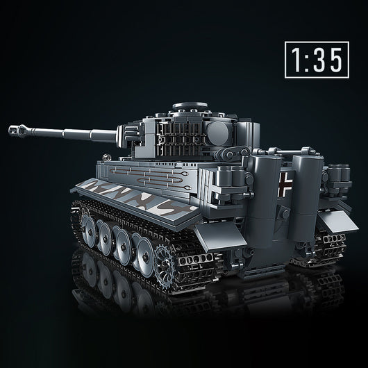Tanque Tigre Teledirigido Eléctrico - Juego de Construcción DIY para Niños - Image 2