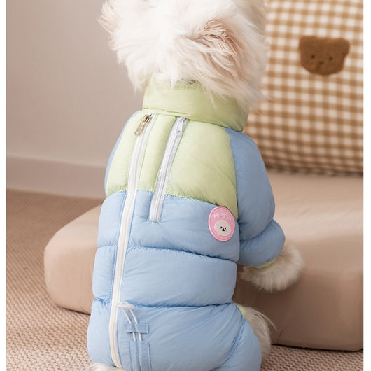 Abrigo Acolchado Premium para Mascotas - Chaqueta Térmica Diseño Osito con Cierre - Image 14
