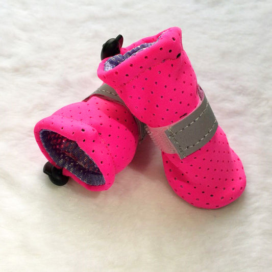 Zapatos Protectores Transpirables para Mascotas - Suela Antideslizante y Resistente