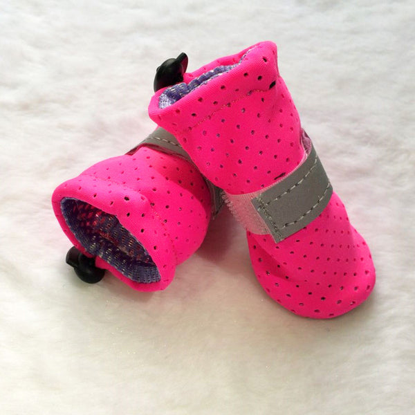 Zapatos Protectores Transpirables para Mascotas - Suela Antideslizante y Resistente