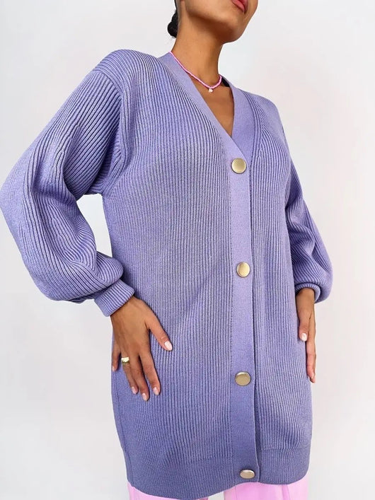 Cardigan Tejido Suelto Cuello V - Diseño Versátil para Otoño - Image 41