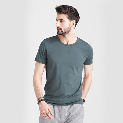 Camiseta Modal Manga Corta para Hombre - Ajuste Slim Secado Rápido Verano - Image 3