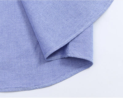 Camisa Oxford de Algodón con Bordado para Hombre - Manga Larga Talle Europeo - Image 19