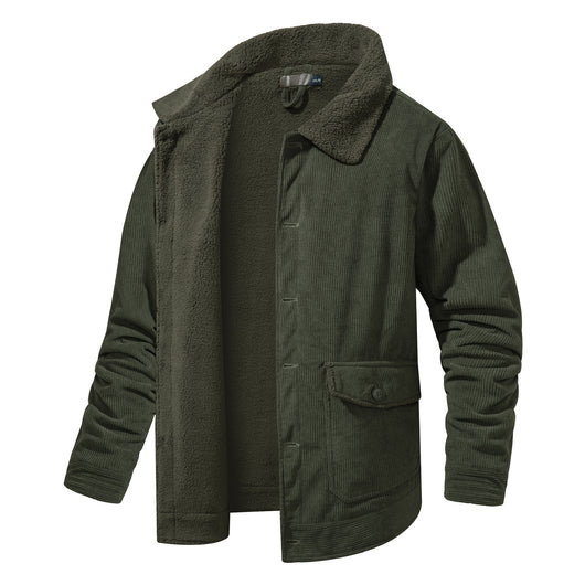 Chaqueta de Cachemira Gruesa para Hombre - Corte Holgado y Casual - Image 2