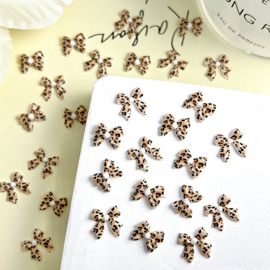 Accesorios de Uñas con Moño Leopardo Maillard - Image 5
