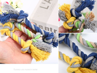 Juguete para Perros Resistente a Mordidas - Cuerda de Algodón para Cachorros - Image 15
