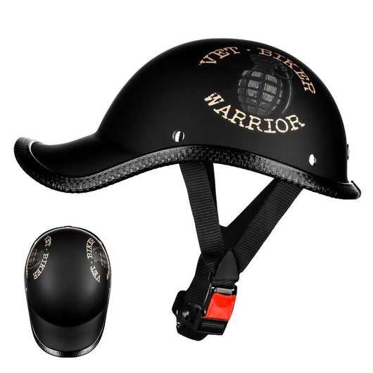 Casco Retro Eléctrico con Batería para Motocicleta - Protección de Seguridad Media - Image 8