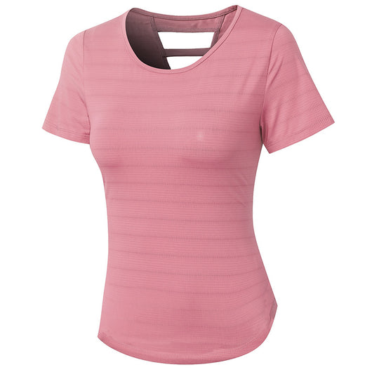 Ropa Yoga Suelta para Mujer con Mangas Cortas - Image 9