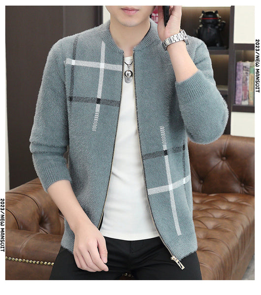 Chaqueta Casual de Terciopelo Mink - Confort de Suéter con Estilo - Image 17
