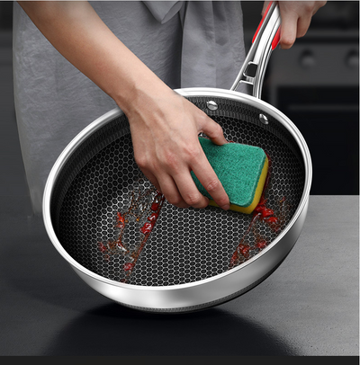 Wok Antiadherente con Fondo de Panal - Olla Multiusos para Verduras - Image 10