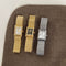 Reloj Rectangular de Cuarzo Dorado con Pulsera de Acero para Mujer