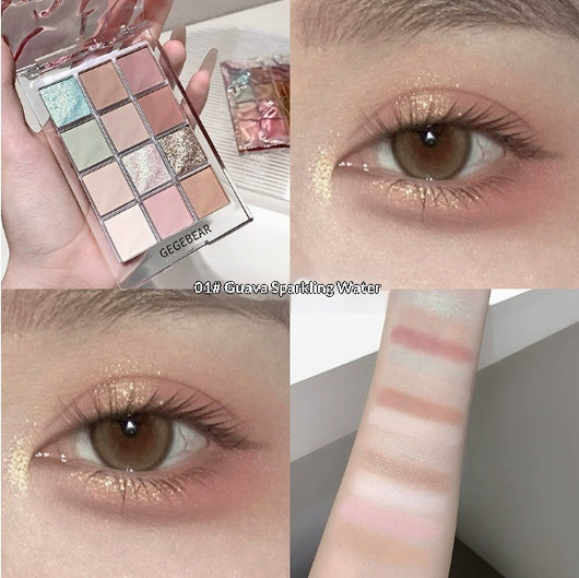 Paleta de Sombras Efecto Agua Ripple para Maquillaje Coreano - Image 5