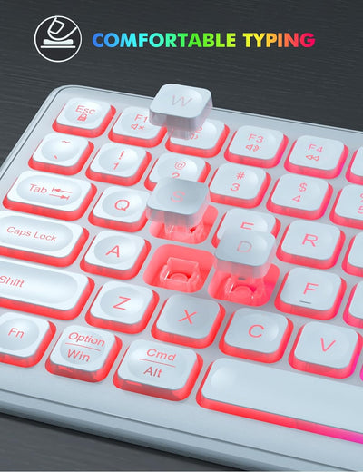 Teclado y Ratón Inalámbricos con Retroiluminación 24g Recargables - Image 38