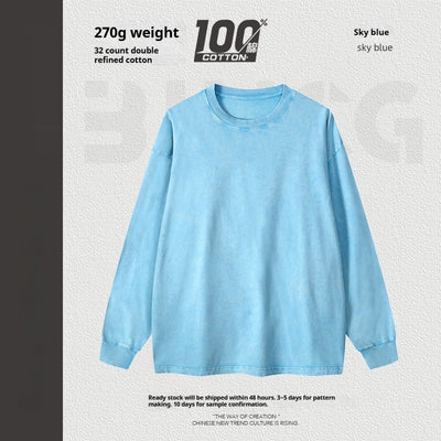 Sudadera Retro Vintage Efecto Desgastado con Diseño de Copo de Nieve para Hombre - Image 6
