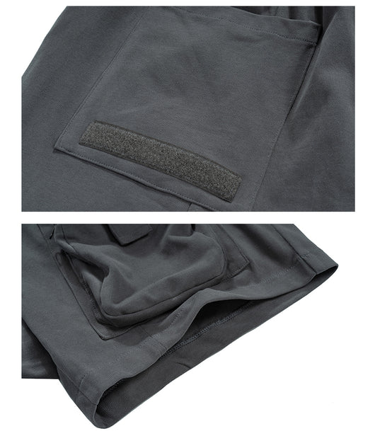 Shorts Casuales Sueltos de Tela Técnica para Hombre - Image 13