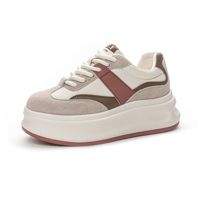 Zapatos Blancos Retro con Tacón Oculto y Suela Reforzada - Image 7