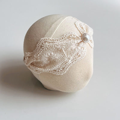 Diadema Elástica de Encaje para Niñas - Image 2