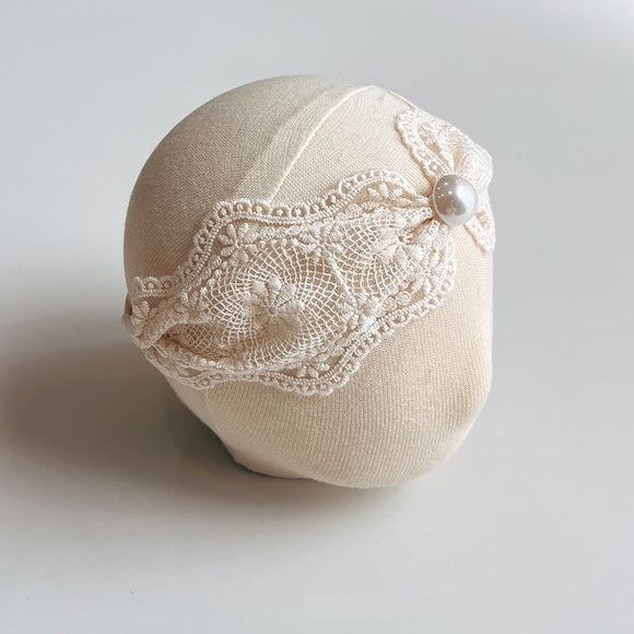 Diadema Elástica de Encaje para Niñas