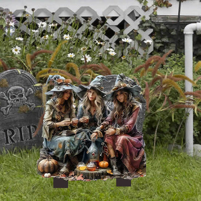 Adorno Colgante de Acrílico - Tres Brujas Brindando y Riendo - Image 11