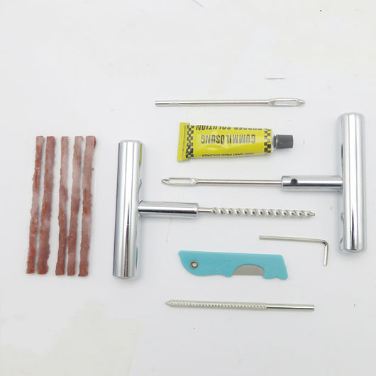 Kit Profesional de Reparación de Llantas para Motocicleta con Mango de Acero - Image 6