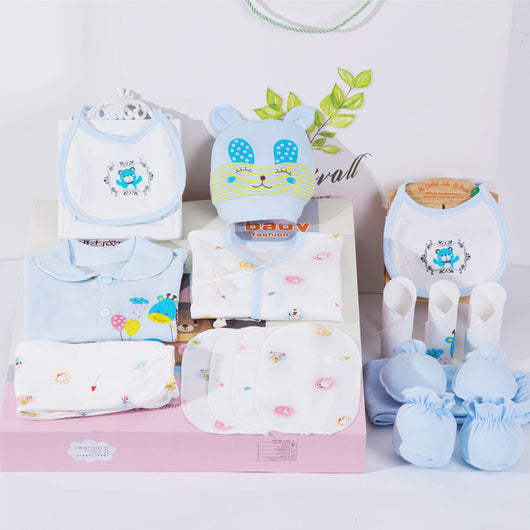 Set de 18 Piezas de Ropa de Algodón para Recién Nacido - Image 26