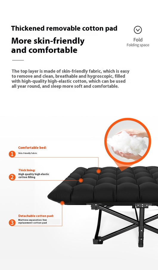 Cama Plegable Portátil para Camping y Oficina - Image 34