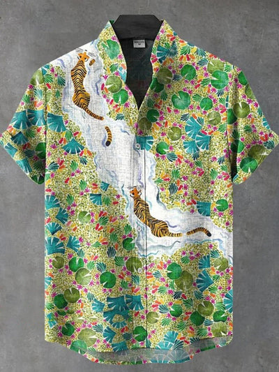 Cardigan Camisa Cuello Clásico con Botones para Hombre - Image 10