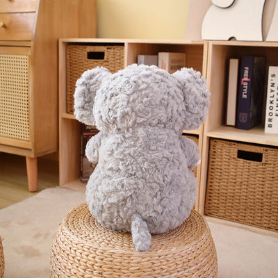 Peluche Elefante y Cerdo Gris de la Serie Lazy - Juguete Suave - Image 4