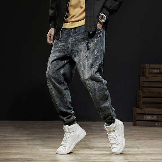 Overol Denim Suelto de Pierna Recta - Estilo Casual Moderno