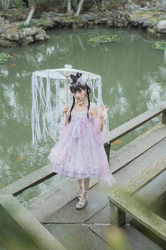 Vestido JSK Sling Medusas Estelares con Mangas Drapeadas - Image 17