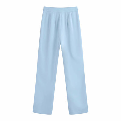 Traje Ejecutivo Cruzado con Pantalón Recto - Image 18