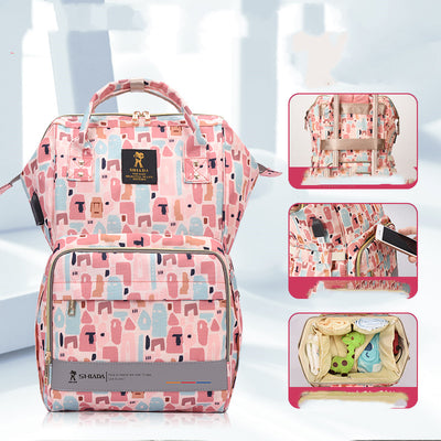 Mochila Portabebé para Mamás Modernas - Diseño Trendy Madre e Hijo - Image 7