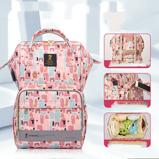 Mochila Portabebé para Mamás Modernas - Diseño Trendy Madre e Hijo - Image 7
