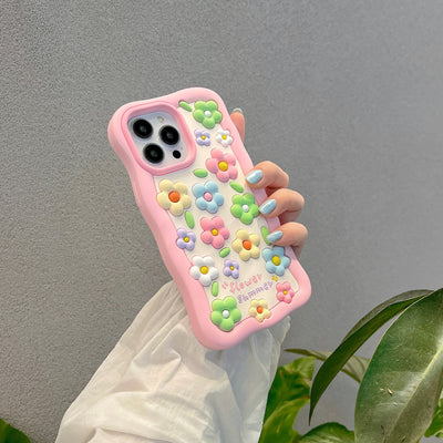 Funda para Celular de Flores Coloridas en Silicona - Image 8