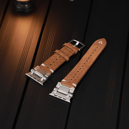 Correa de Cuero Genuino Estilo Mecánico